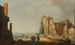 Christ im Weg nach Emmaus Luc 24:28-29 - Bartholomeus Breenbergh — Ansicht des Kunstwerks