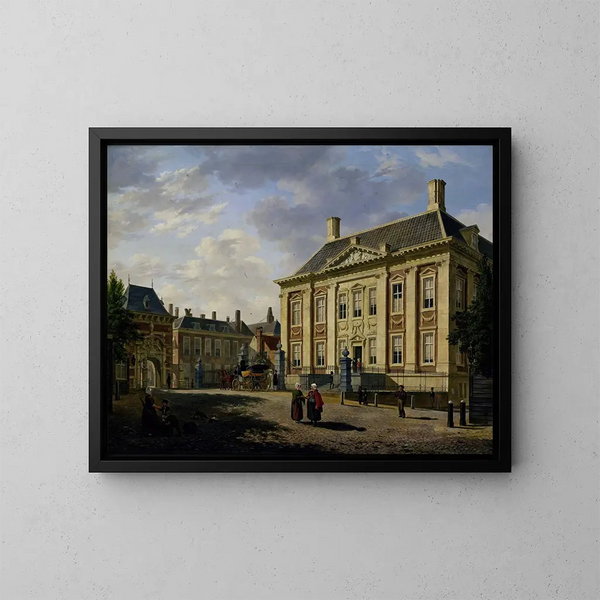 Le Mauritshuis in Den Haag - Bartholomeus Johannes van Hove — gerahmtes Bild an der Wand
