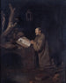 Ein betender Einsiedler - Bartholomeus Maton — Ansicht des Kunstwerks