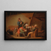 Bauern singend - Bartholomeus Molenaer — gerahmtes Bild an der Wand