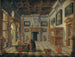 Luxuriöser Renaissance-Innenraum mit Trictrac-Spielern - Bartholomeus van Bassen — Ansicht des Kunstwerks