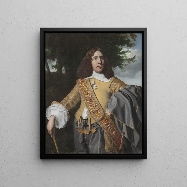 Portrait de Louis De Geer le Jeune 1622-1695 - Bartholomeus van der Helst — gerahmtes Bild an der Wand