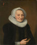 Portrait von Belia Claesdr 1566 in oder nach 1652 - Bartholomäus Sarburgh — Ansicht des Kunstwerks