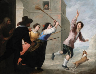 Der verlorene Sohn vertrieben - Bartolomé Esteban Murillo — Ansicht des Kunstwerks