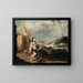 Der verlorene Sohn, der Schweine füttert - Bartolomé Esteban Murillo — gerahmtes Bild an der Wand