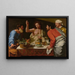 Das Abendmahl in Emmaus - Bartolomeo Cavarozzi — gerahmtes Bild an der Wand