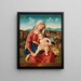 Jungfrau mit Kind - Bartolomeo Veneto — gerahmtes Bild an der Wand