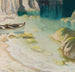 Bateau à la côte rocheuse - Kazimierz Stabrowski — Ansicht des Kunstwerks