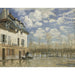 Reproduktion des Gemäldes Boot in der Flut in Port-Marly - Alfred Sisley
