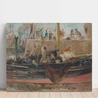 Bateaux à quai - Berthe Morisot