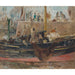 Reproduktion des Gemäldes Bateaux à quai - Berthe Morisot