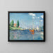 Reproduktion des Gemäldes Bateaux rouges, Argenteuil von Claude Monet
