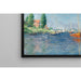 Reproduktion des Gemäldes Bateaux rouges, Argenteuil von Claude Monet