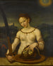 Judith mit dem Kopf des Holofernes, die Schlacht zwischen den Assyrern und den Israeliten in Bethuli bei - Bayerische Schule — Ansicht des Kunstwerks