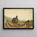Kirche in Thingvalla, Island - Bayard Taylor — gerahmtes Bild an der Wand