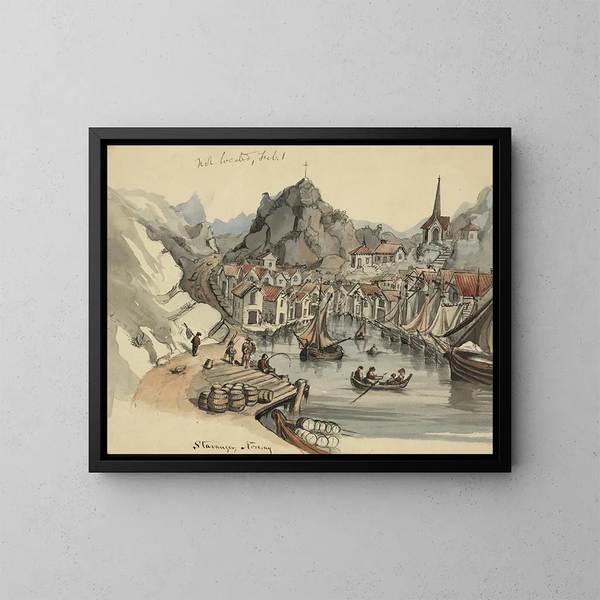 Stavanger, Norwegen - Bayard Taylor — gerahmtes Bild an der Wand