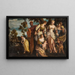 Die Entdeckung Moses' - Benedetto Caliari — gerahmtes Bild an der Wand