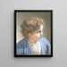 Studie eines Jungen in blauer Jacke - Benedetto Luti — gerahmtes Bild an der Wand