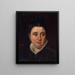 Portrait der Senyora Anita - Benet Mercadé — gerahmtes Bild an der Wand