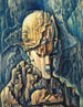 Surrealistisches Gemälde-Porträt - Benjamin F. Berlin — Ansicht des Kunstwerks