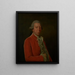 Portrait de Pieter van den Santheuvel - Benjamin Samuel Bolomey — gerahmtes Bild an der Wand