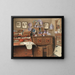Babioles sans valeur et vieux livres ridicules - Benjamin Walter Spiers — gerahmtes Bild an der Wand