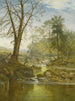 Ein sonniger Bach in Beardon, Dartmoor - Benjamin Williams Leader — Ansicht des Kunstwerks