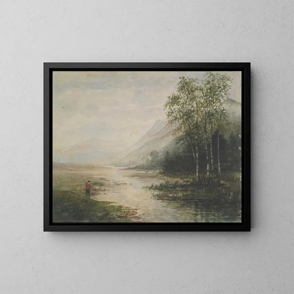 Bettws-y-Coed, Nordwales - Benjamin Williams Leader — gerahmtes Bild an der Wand