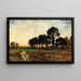 Abend nach dem Regen - Benjamin Williams Leader — gerahmtes Bild an der Wand