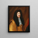 Porträt des Kaisers Leopold I., junger Mann, mit dem Orden der Goldenen Vlies - Benjamin von Block — gerahmtes Bild an der Wand