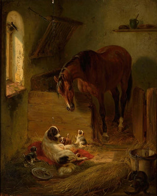 Benno Raffael Adam - In the barn.webp