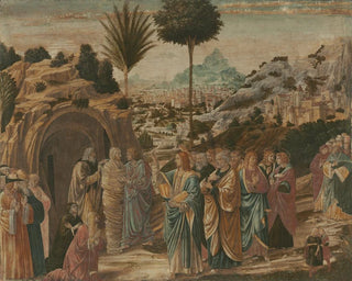Die Auferstehung Lazars - Benozzo Gozzoli — Ansicht des Kunstwerks