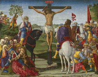 Die Kreuzigung - Benvenuto di Giovanni — Ansicht des Kunstwerks
