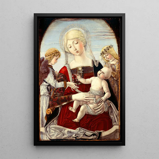 Benvenuto di Giovanni - Virgin and Child with Angels.webp