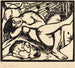 Reproduktion des Gemäldes Bergière endormie Schlafende Hirtin - Franz Marc