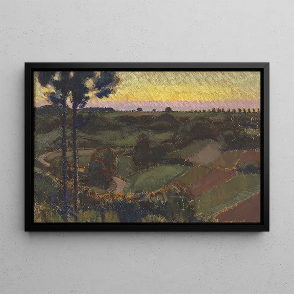 Bernard Boutet de Monvel - Environs de Nmours crpuscule.webp