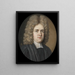 Der Reverend Dr. John Harris - Bernard Lens III — gerahmtes Bild an der Wand