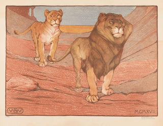 Löwe und Löwin - Bernard Willem Wierink — Ansicht des Kunstwerks