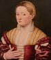 Portrait einer schönen Venezianerin - Bernardino Licinio — Ansicht des Kunstwerks