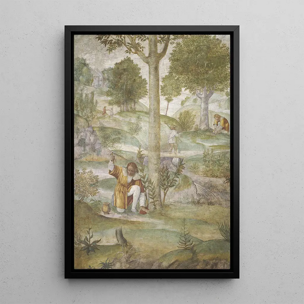 Reproduktion des Gemäldes Céphale versteckt die Schmuckstücke - Bernardino Luini