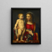 Jungfrau mit Kind - Bernardino Luini — gerahmtes Bild an der Wand