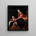 Jungfrau mit Kind - Bernardino Luini — gerahmtes Bild an der Wand