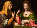 Die Bekehrung der Maria Magdalena - Bernardino Luini — Ansicht des Kunstwerks