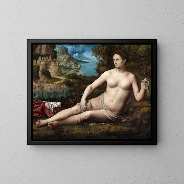 Venus - Bernardino Luini — gerahmtes Bild an der Wand