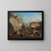 Rue Miodowa à Varsovie - Bernardo Bellotto — gerahmtes Bild an der Wand
