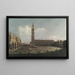 Piazza San Marco, Venedig - Bernardo Bellotto — gerahmtes Bild an der Wand
