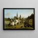 Der Pirna-Markt - Bernardo Bellotto — gerahmtes Bild an der Wand
