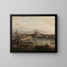 Ansicht von Dresden - Bernardo Bellotto — gerahmtes Bild an der Wand