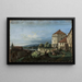 Ansicht von Pirna in Sachsen - Bernardo Bellotto — gerahmtes Bild an der Wand