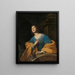 Sainte Catherine d'Alexandrie - Bernardo Cavallino — gerahmtes Bild an der Wand